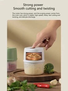 Wireless Electric Multi-Functional Garlic Masher For Home Use, Food Processor, Meat Grinder, Garlic Mincer,Kitchen,Kitchen Items,Food,Cooking,Camping,Vacation,Beach,Room Decor,Organizer,Party,Travel.