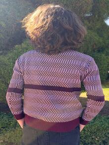 Tween Boys Sweaters - 紅木色 - 查看 2