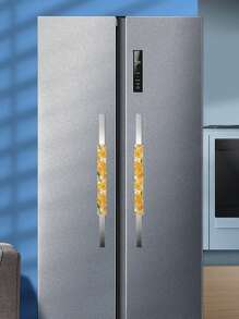 1pair Yellow Lemon Refrigerator Door Handle Covers,Bag,Organizer,Storage