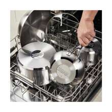 kitchenaid Stainless Steel 2 Piece Nonstick Induction Frying Pan Set - Silver - View 10