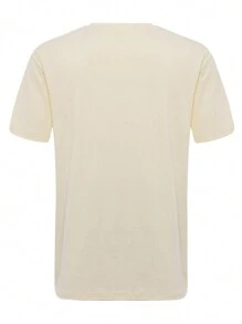 Camiseta de hombre bloqueada en color para verano, transpirable y cómoda, informal para deportes, fitness, vacaciones en la playa, con mangas cortas