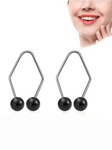 2 件套女性面部轮廓工具，双下巴缩小器，微笑训练器，面部穿孔饰品，美容，护肤产品，水疗，自我护理，护肤工具，面部护理，美容师用品，按摩，面部按摩工具，面部滚轮 - 彩色 - 查看 13