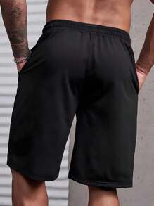 Men T-Shirt Co-Ords - màu đen - Xem 4