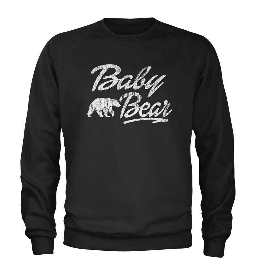 Baby Bear Cub Adult Crewneck Sweatshirt - 查看 1