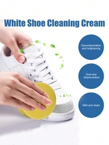 1pc Sneaker Cleaning Paste - Multi-Functional Cleaning Paste For White Shoes, Removes Stains And Yellowing With One Wipe - Multicolor - View 6