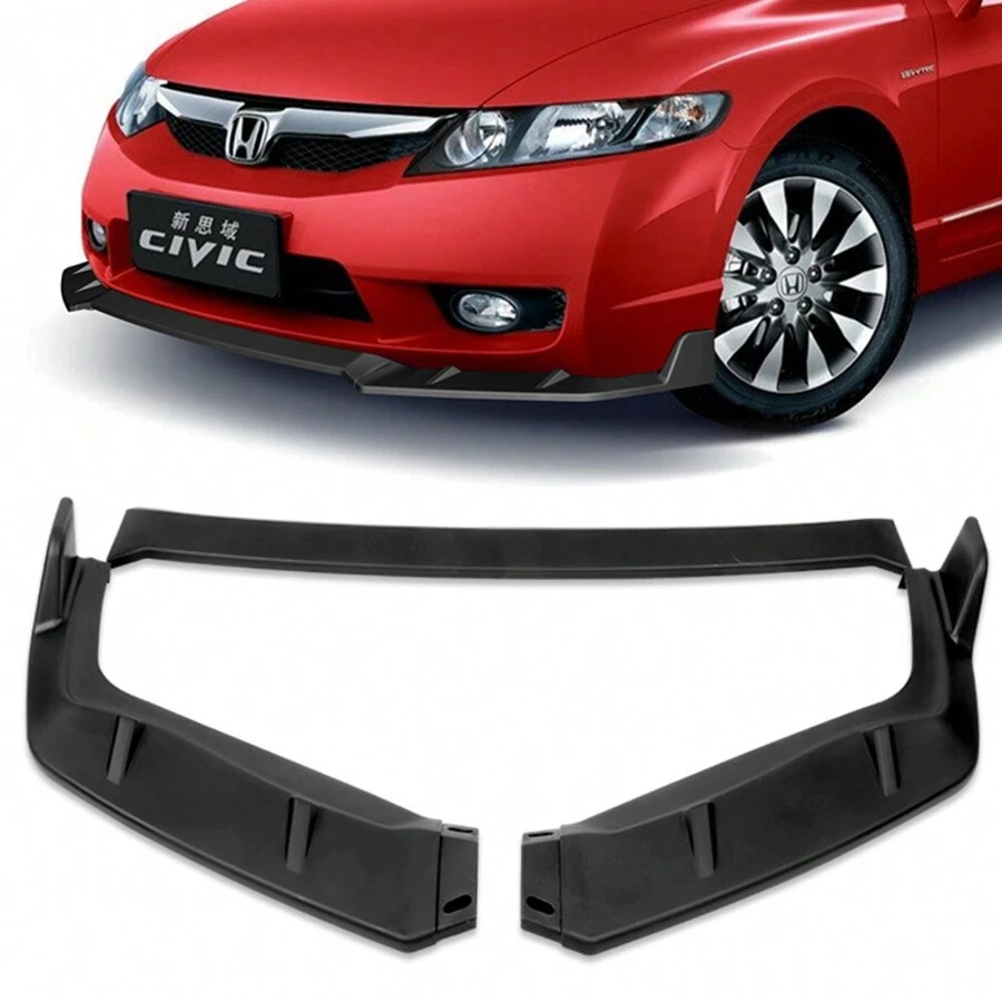 Front Lower Bumper Grille For 2009-2011 Honda Civic Sedan – Direct Fit Black Replacement Grille