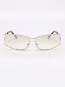 Kính râm rỗng xuyên biên giới Châu Âu và Mỹ, Y2K mới cổ điển cá nhân hóa thời trang đường phố cho phụ nữ Kính râm Phụ kiện bãi biển cho phụ nữ Kính râm Kính râm cơ bản và phù hợp với Áo len Quần jean Quần nỉ Áo khoác có mũ Váy và áo sơ mi dài tay Kính râm thời trang Trang phục thanh lịch Đi chơi gia đình Du lịch Kỳ nghỉ Kỳ nghỉ cho Kỳ nghỉ bãi biển mùa hè, Ngoài trời, Du lịch - Ombre - Xem 3