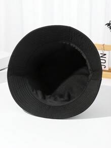 1頂時尚品牌跨境漁夫帽，定位印花足球籃球嘻哈街頭休閒萬用雙盆帽，適用於女性