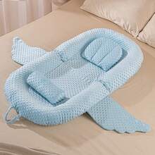 Newborn Baby Bionic Bed, Portable Anti-Pressure Infant Bed - Pink - View 4