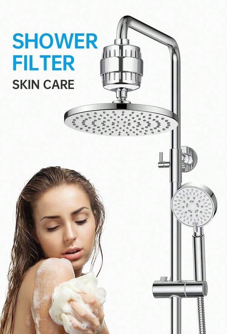 Shower Head Filter With 20Layer Composite Filter Element, Healthy