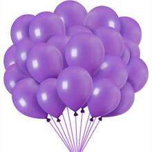52/72 件多色乳胶派对气球 - 10/12 英寸圆形氦气球，适用于洗礼、婚礼、生日、主题派对装饰、圣诞节 - 彩色 - 查看 57