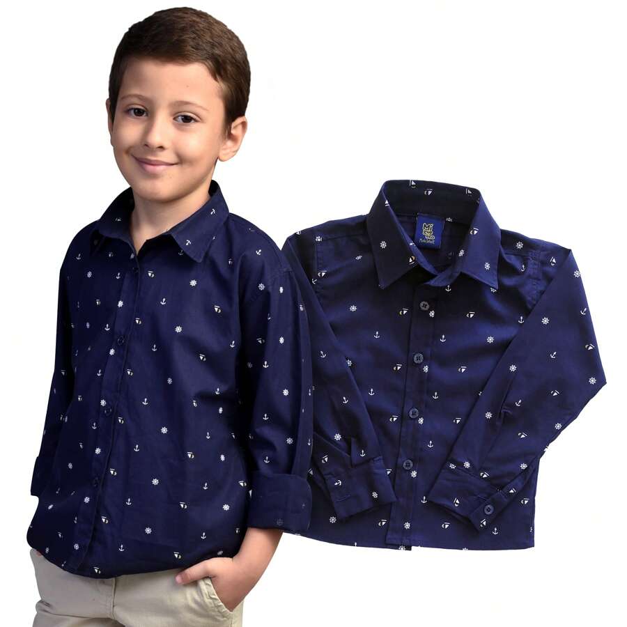 Miguelito Moda Infantil Young Boys Sets - 藏蓝色 - 查看 1