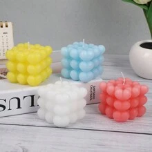 1 Stück herzförmige Aromatherapie-Kerze zum Selbermachen, 5 Farboptionen, handgefertigt mit leichten Farbvariationen