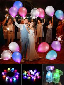 LED Balloon Lights For Weddings, Mini Glow Party Lights For Wedding Decorations, Holiday Photo Prop Accessories, Mini LED Light, Paper Light Lanterns Hanging Balloon Lights, Holiday Decorative Night Lights, Tiny Led Bulbs Flash - Great For Parties, Wedding Decoration, Birthday Decorations, Flowers Decoration, Party Decoration, Gift Box Decoration, Holiday Decoration, Outside Decor, DIY Gifts Decorative, Valentine's Day Decoration Balloon Lights, DIY Valentines Gifts, New Years Gifts Decor. - Multicolor - View 8