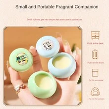 古董固體香水，持久香氣，清新優雅，小眾拟身体香氛，便攜式香氛膏 - 小蒼蘭 - 查看 10