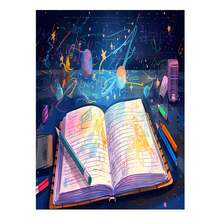 1入組學習氛圍無框門壁藝術裝飾，堅固耐用的鐵片畫，適用於咖啡廳、地下室、車庫、俱樂部、商店、餐廳、家居室內外裝飾 - 彩色 - 查看 13