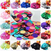 20g 180pcs Paillettes 2cm Round Sequins Side Hole Loose Sequin 20mm Mix Color For Jewelry Making Diy Sewing Garment Craft Wedding Dress Decor