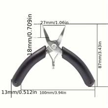 Alicates De Palma De Acero Inoxidable Weluvfit - Tijeras De Punta Fina Y Diagonales Sin Dientes Para Joyería Y Artesanías DIY