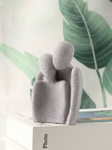 1 cặp đôi trừu tượng ôm đồ trang trí ngày lễ tình nhân - trắng - Xem 6