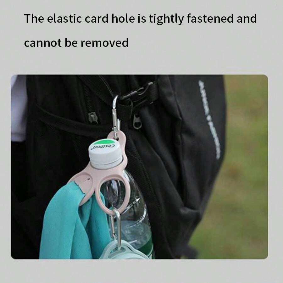 Outdoor Water Bottle Holder Clip, Mineral Water Carabiner Clip