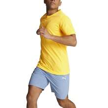 Puma Men's Performance Moisture-Wicking Cat T-Shirt - Yellow - View 4