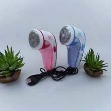 Removedor de pelusas de ropa electrico, quita pelusas de ropa funcional de mano con carga USB - Rosa - Ver 3