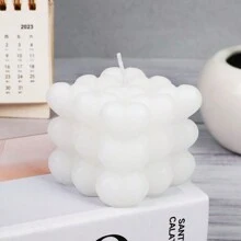 1 Stück herzförmige Aromatherapie-Kerze zum Selbermachen, 5 Farboptionen, handgefertigt mit leichten Farbvariationen