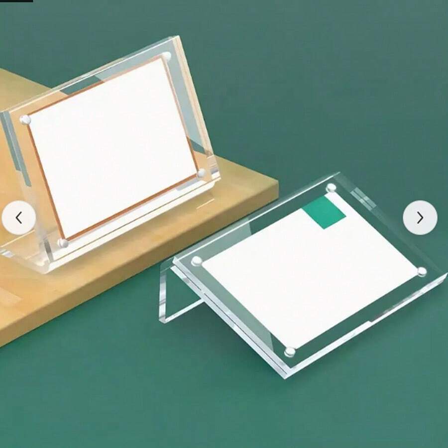 1pc Desktop Display Stand, Acrylic Desk Panel, Seat Display Panel