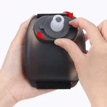 1 Chai Nước Thể Thao Cổ Tay, Dành Cho Xe Đạp, Marathon, Đi Bộ Đường Dài, Ngoài Trời, Di Động Hydrat Hóa Dụng Cụ - màu đen - Xem 3