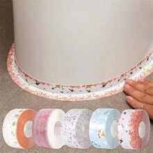 1/2/4 stuks kitstrip, geschikt voor keuken en badkamer, schimmelwerende kittape, waterdichte kitsticker voor toilet, decoratief, gemakkelijk schoon te maken, effectief tegen olie, vocht en schimmel, willekeurig patroon, stickers, muurstickers, vinylstickers voor huisdecoraties, lentedecoratie-artikelen verfrissen uw huis, Rama decoratiestickers - Veel kleurig - Bekijken 2