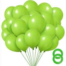 52/72 件多色乳胶派对气球 - 10/12 英寸圆形氦气球，适用于洗礼、婚礼、生日、主题派对装饰、圣诞节 - 彩色 - 查看 36