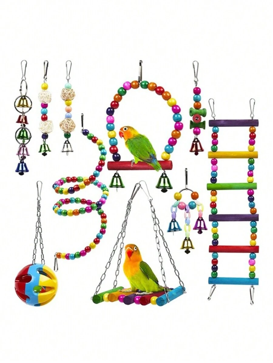 Bird Toys - Green - View 1