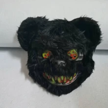1 mặt nạ gấu Halloween đẫm máu, mặt nạ chống đỡ kinh dị đáng sợ - Nhiều màu - Xem 8