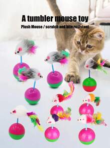 猫/狗爱好者礼物和狗/猫妈妈爱宠物不倒翁老鼠玩具猫爱好者和猫妈妈爱玩具玩具猫爱好者和猫妈妈爱玩具玩具 - 彩色 - 查看 13