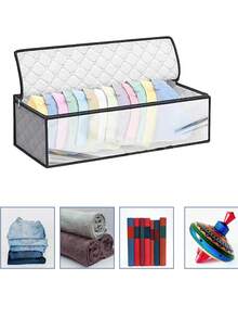 Cap Storage Box, Baseball Cap Organizer With Transparent Plastic Cover And Sturdy Handle, Large Capacity Hat Storage Bag Suitable For Home And Travel - Multicolor - View 1