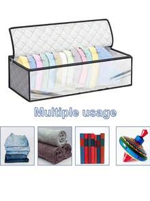 Cap Storage Box, Baseball Cap Organizer With Transparent Plastic Cover And Sturdy Handle, Large Capacity Hat Storage Bag Suitable For Home And Travel - Multicolor - View 5