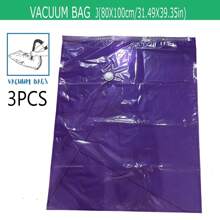 5 pièces Sac de compression sous vide [Pompe non incluse] Pour vêtements, couettes, rangement dans les armoires - Économise 80% de l'espace, sac de rangement pour le voyage (4 tailles disponibles) Décorations, Décor de fête, Décor de chambre, Organisateur, Rangement à la maison, T-shirt blanc femme, Pantalon noir femme, Vêtements d'hiver pour femme, Robe