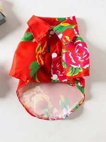 寵物狗衣服，春夏款式，泰迪/比熊/鬍子鯰/貓款時尚透氣服飾 - 綠色 - 查看 4