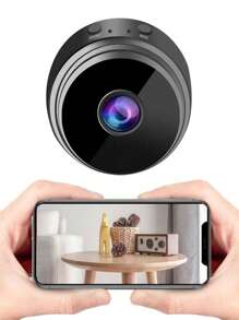 Cámara IP inalámbrica WiFi HD 1080P, cámara de  WiFi inalámbrica con vista remota - Negro - Ver 2