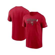 Boyfriend Style Men's Red Tampa Bay Buccaneers Local Essential T-Shirt - Red - View 1