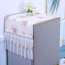1pc Fabric Single Door Refrigerator Cover Dustproof Cloth,Bag,Organizer,Storage