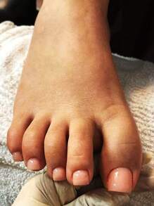 Press On Toenails 100Pcs Short Square Fake Toenails 12 Sizes Full Cover Nude Pink Glossy Acrylic False Toe Nails Tips Nail Supplies Nails - Coral Orange - View 2