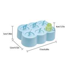 1pc Homemade Popsicle Silicone Mold Ice Cream Bar Maker Tool For Summer - Multicolor - View 9