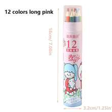 1pc 7 Inch Colorful Cartoon Pencil Set For Children's Drawing, Erasable Colored Pencils - Multicolor - View 7