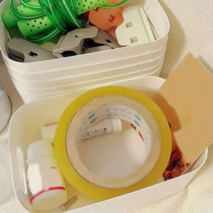 Plastic Storage Box For Kitchen And Bathroom Organization Versatile