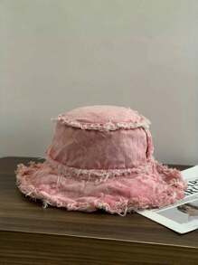 1pc Men's Washed Vintage Sun Protection Streetwear Bucket Hat, Suitable For Outdoor Activities - Bucket Hat - View 9