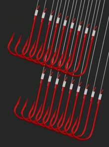 10入組釣魚鉤配釣魚線 - 為極限釣魚冒險做好準備！