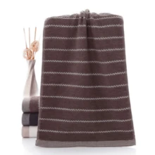 3pcs/Set Watermark Patterned Thickened Towels, Household Daily Use Soft Quick-Drying Face Wash Towels - Multicolor - View 6