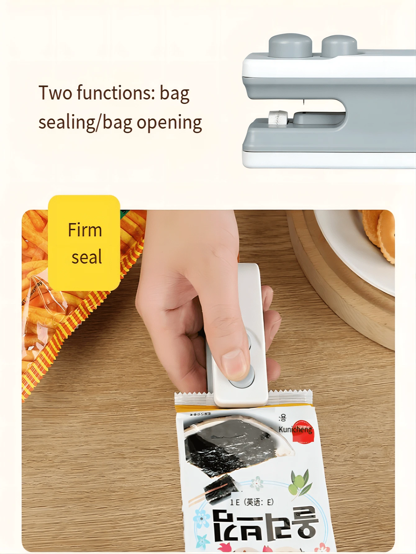 Miniature Snack Sealing Machine, Household Plastic Bag Food