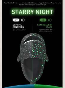 Par De Sandalias Tiburón Fluorescentes Brillosas Brillan En La Oscuridad Planas Cómodas Colores Para Niños Niña Niño Antideslizantes Descanso Chanclas Infantil Tallas Pequeñas - Rosa - Ver 9